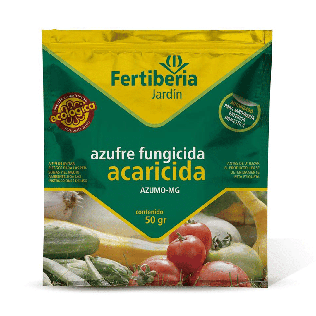 FUNGICIDA ACARICIDA AZUFRE 50gr FERTIBERIA